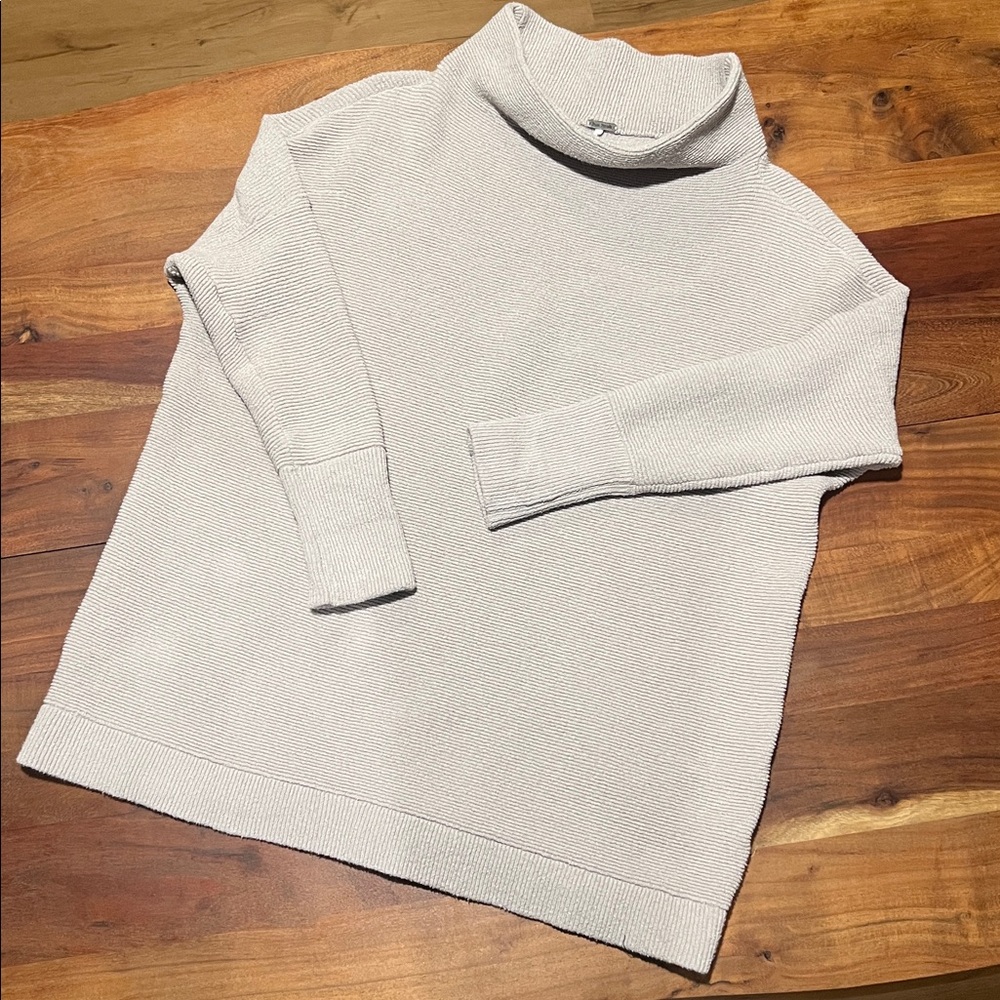 Free People Ottoman Slouchy Tunic, Light Gray